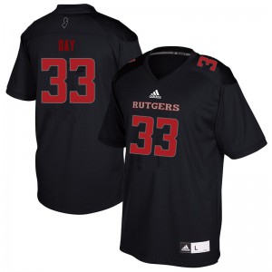 Men's Rutgers Scarlet Knights #33 Parker Day Black NCAA Jersey 778473-338