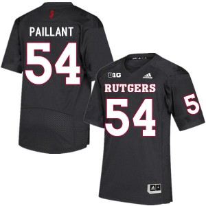 Mens Rutgers Scarlet Knights #54 Cedrice Paillant Black College Jerseys 714427-993