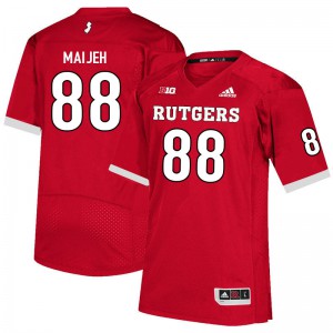 Mens Rutgers Scarlet Knights #88 Ifeanyi Maijeh Scarlet High School Jerseys 729152-582