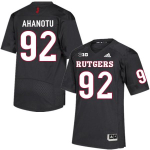 Men Rutgers #92 Mayan Ahanotu Black Alumni Jersey 969230-629