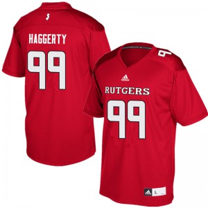 Men's Rutgers #99 Gavin Haggerty Red University Jerseys 483580-947