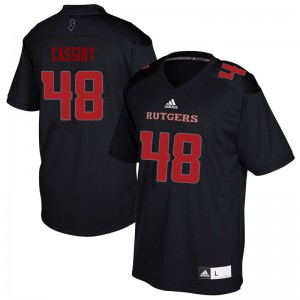 Men Rutgers #48 Ryan Cassidy Black College Jersey 997044-145
