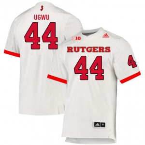 Youth Rutgers Scarlet Knights #44 Brian Ugwu White College Jersey 177576-746