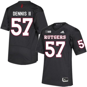 Youth Rutgers Scarlet Knights #57 Stanley Dennis II Black College Jersey 430953-897