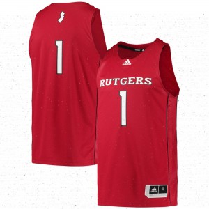 Custom #00 Rutgers Scarlet Knights Team Swingman Basketball Jersey - Scarlet